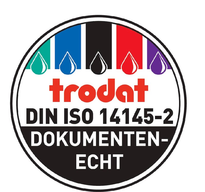 Trodat وسادات حبر بديلة من ترو دات 6/4915 - عبوة من 2 - حبر أحمر - لطابعة برينتي 4915 - Image 4
